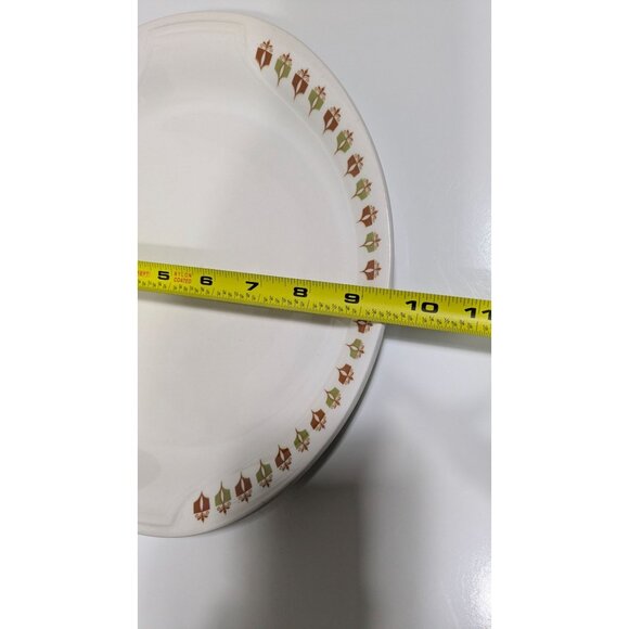 Syracuse Syralite Captains Table Oval Serving Platter Plate White Floral Vintage - Picture 7 of 10